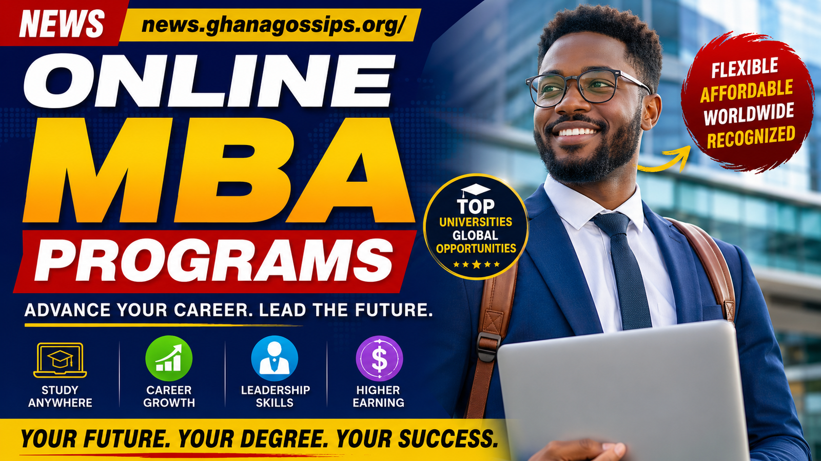 Online MBA Programs offering flexible business education, leadership skills, career advancement, and global opportunities