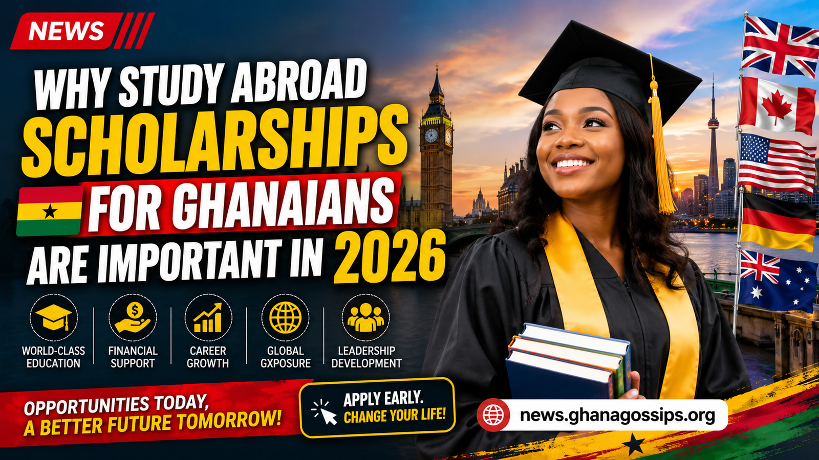 Study Abroad Scholarships for Ghanaians in 2026