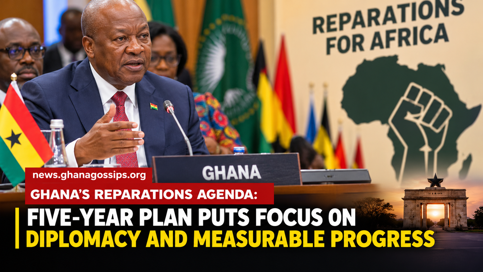 Ghana’s Reparations Agenda: Five-Year Plan Puts Focus on Diplomacy and Measurable Progress